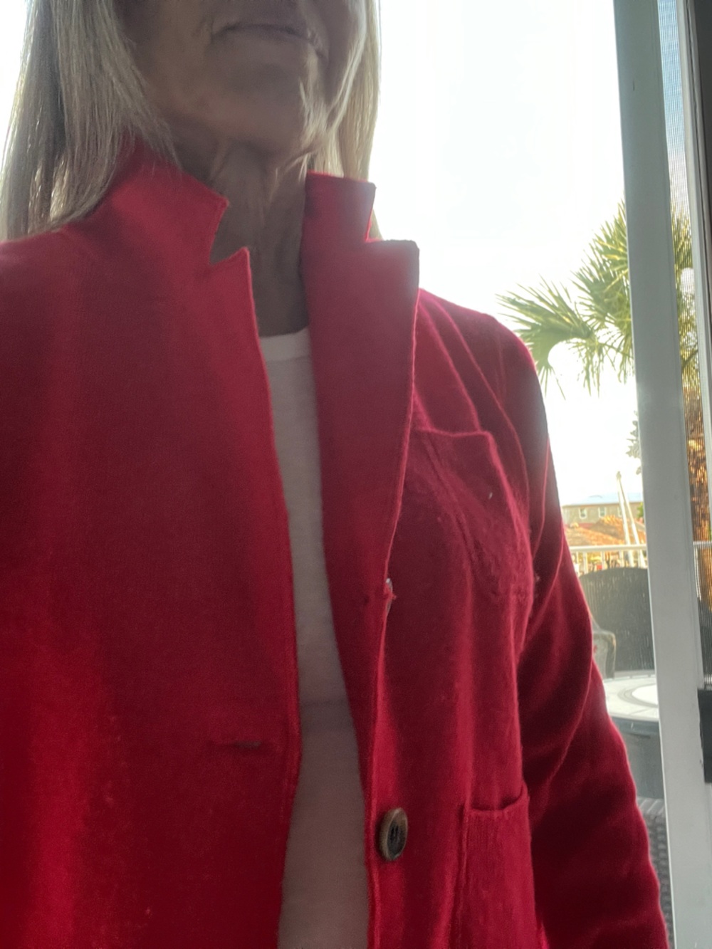 J. Crew Red Wool Jacket